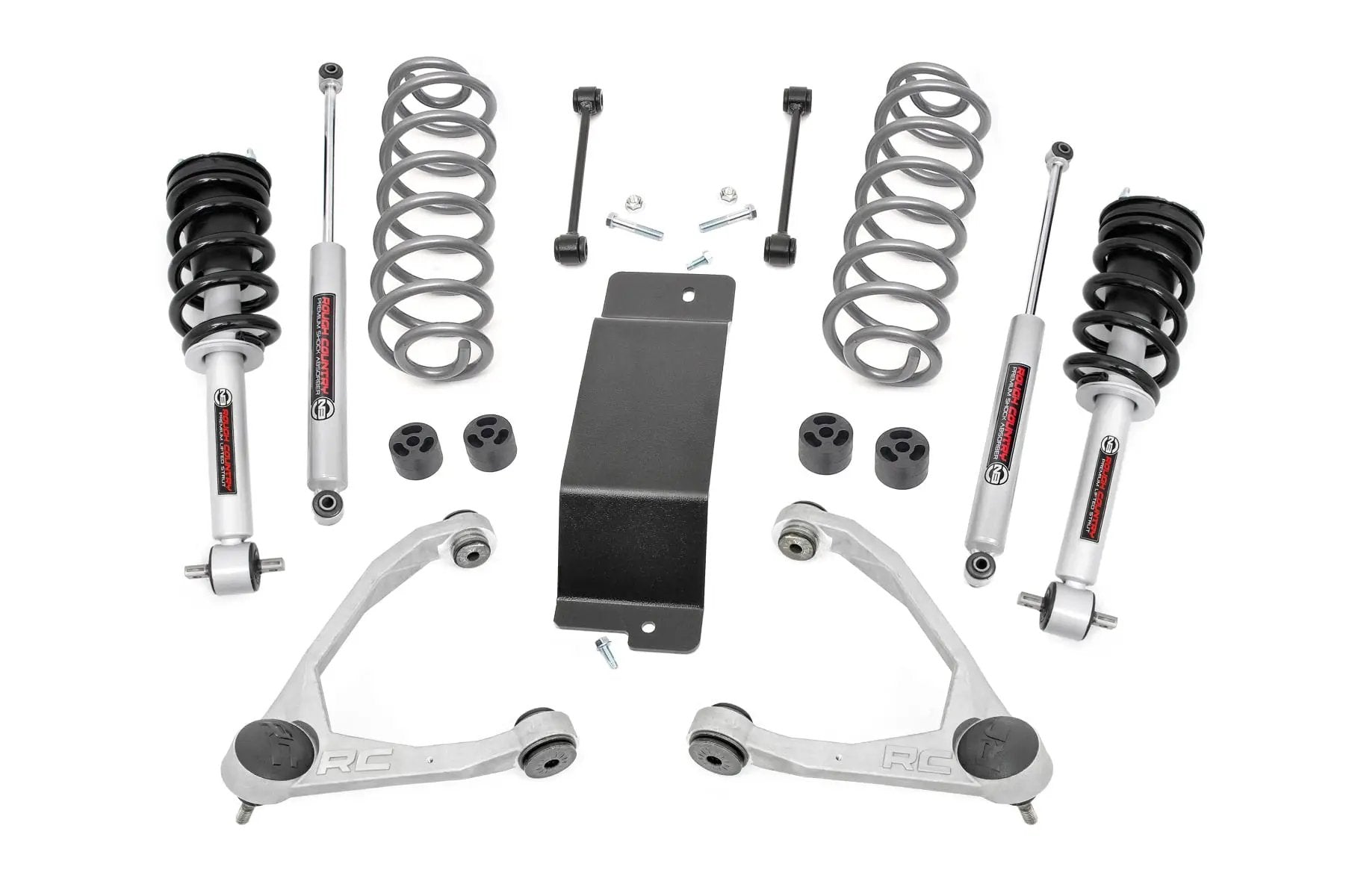 3.5 Inch Lift Kit | N3 Struts | Forged UCAs | Chevy/GMC SUV 1500 (07-20) by Rough Country