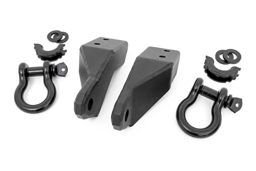 Tow Hook Brackets | D-Ring | Bull Bar Sup | Toyota Tundra 2WD/4WD (2007-2021) by Rough Country