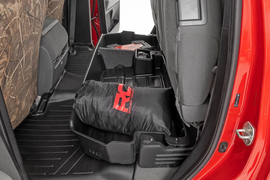 Under Seat Storage | Double Cab | Toyota Tundra 2WD/4WD (2007-2021) by Rough Country