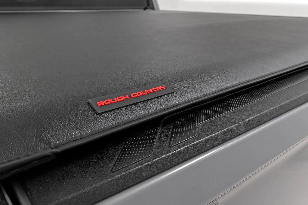 Soft Roll Up Bed Cover | 5'7" Bed | Toyota Tundra 2WD/4WD (2007-2021) by Rough Country