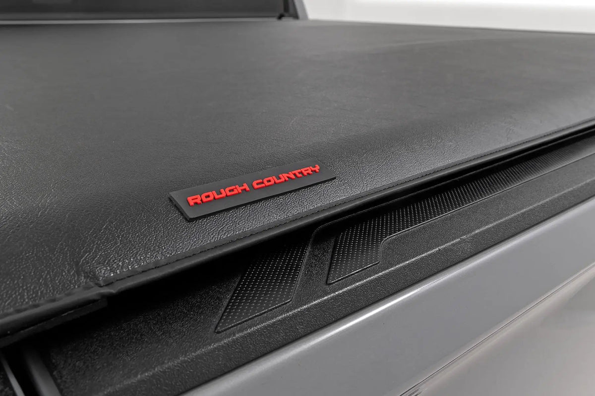 Soft Roll Up Bed Cover | 5'7" Bed | Toyota Tundra 2WD/4WD (2007-2021) by Rough Country
