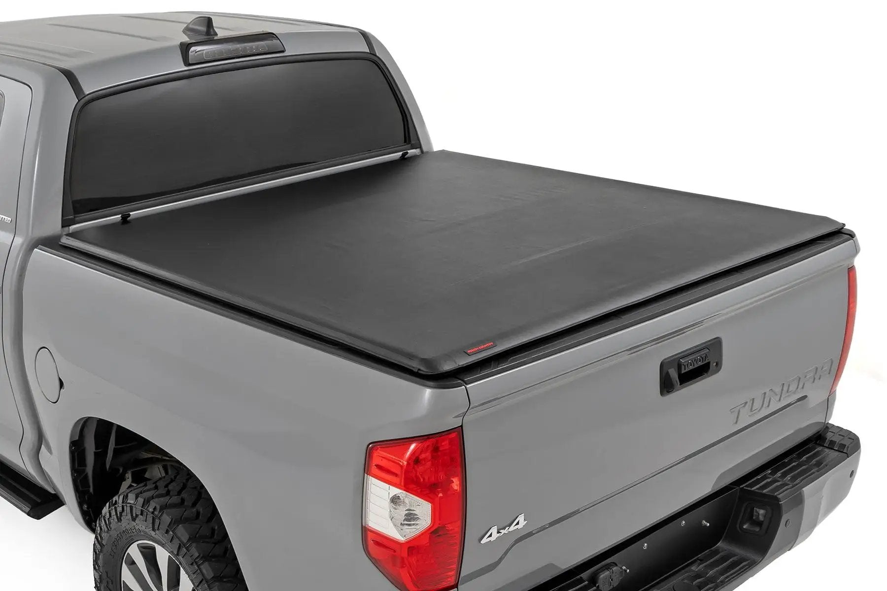 Soft Roll Up Bed Cover | 5'7" Bed | Toyota Tundra 2WD/4WD (2007-2021) by Rough Country