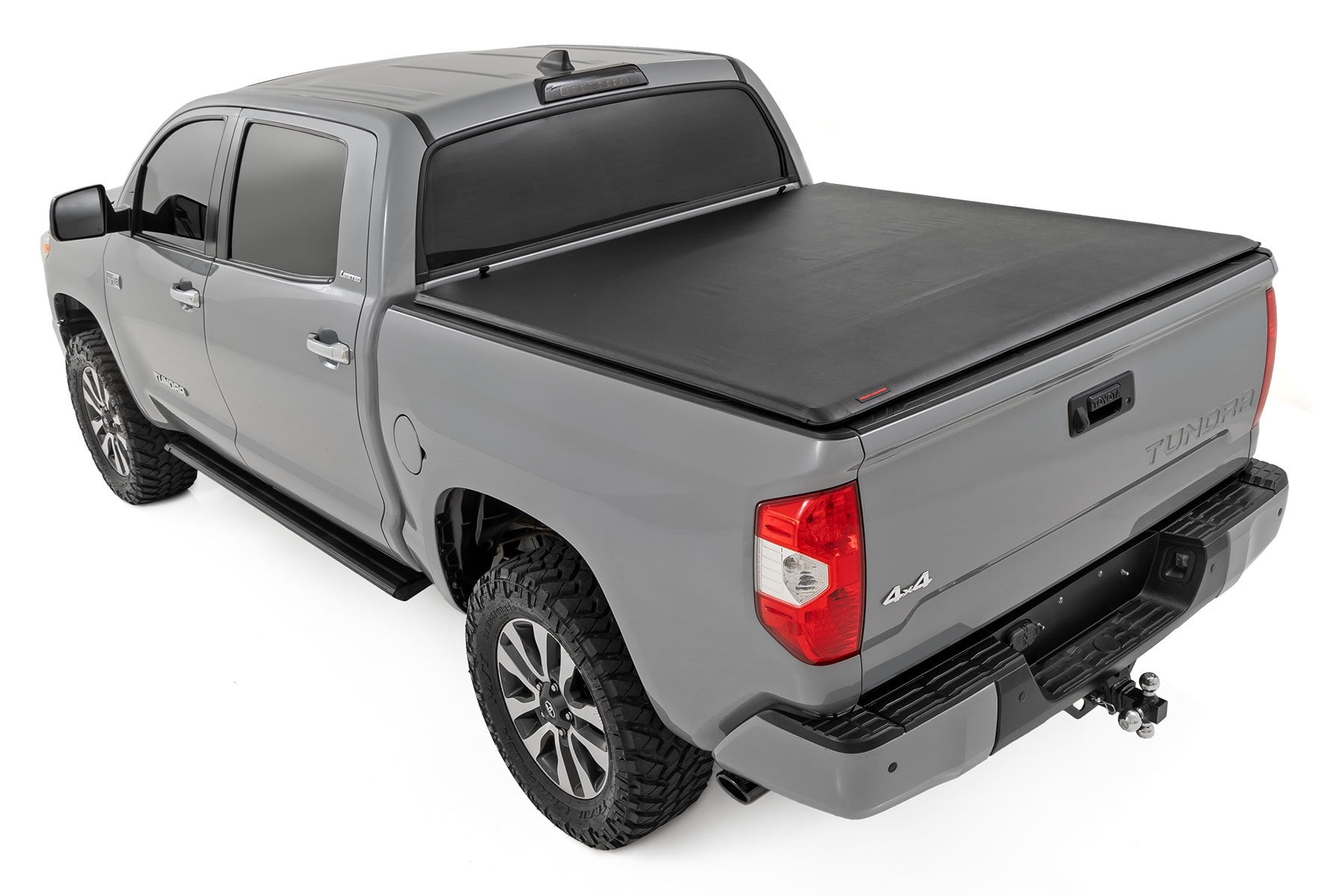 Soft Roll Up Bed Cover | 5'7" Bed | Toyota Tundra 2WD/4WD (2007-2021) by Rough Country