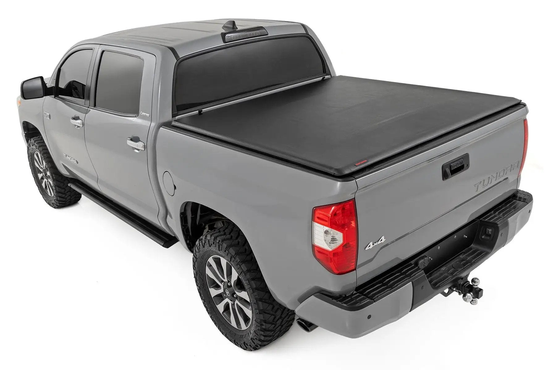 Soft Roll Up Bed Cover | 5'7" Bed | Toyota Tundra 2WD/4WD (2007-2021) by Rough Country