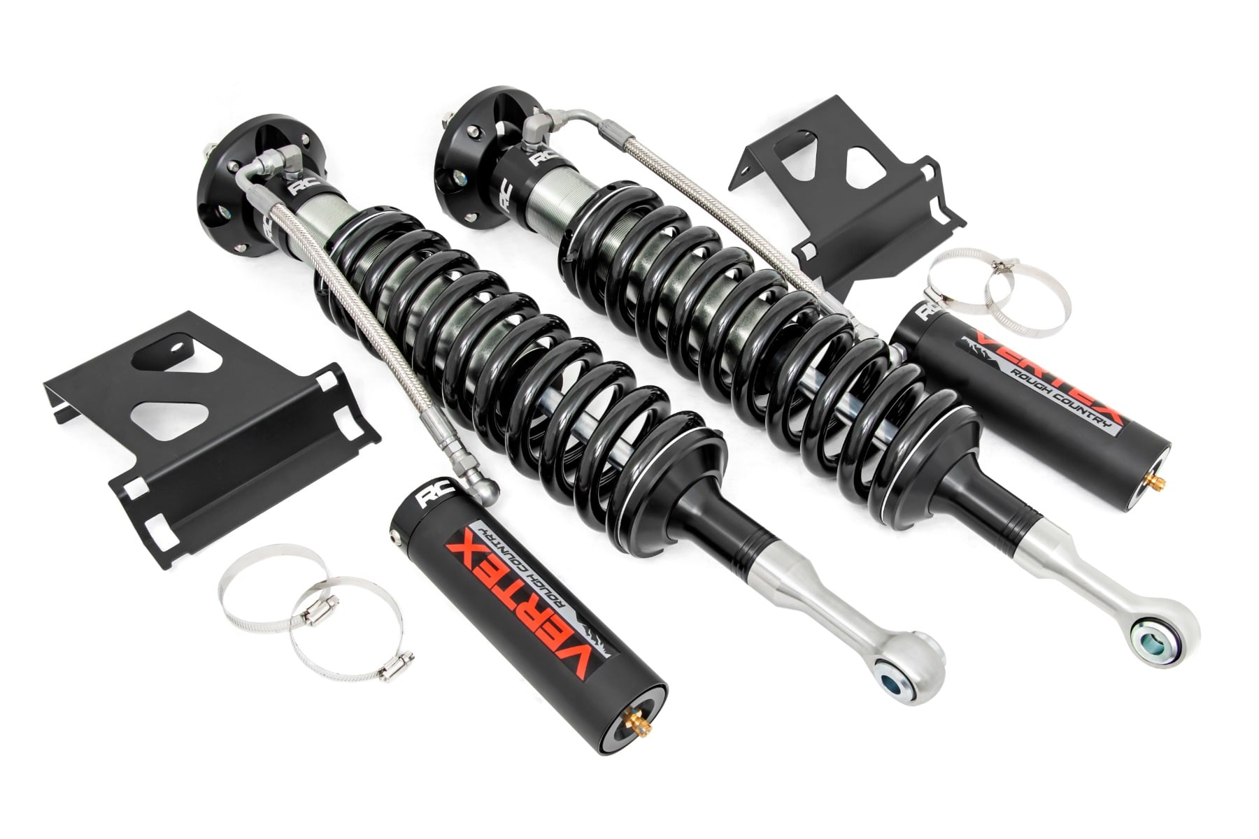 Vertex 2.5 Reservoir Coilovers | Front | 3.5" | Toyota Tundra 4WD (07-21) by Rough Country