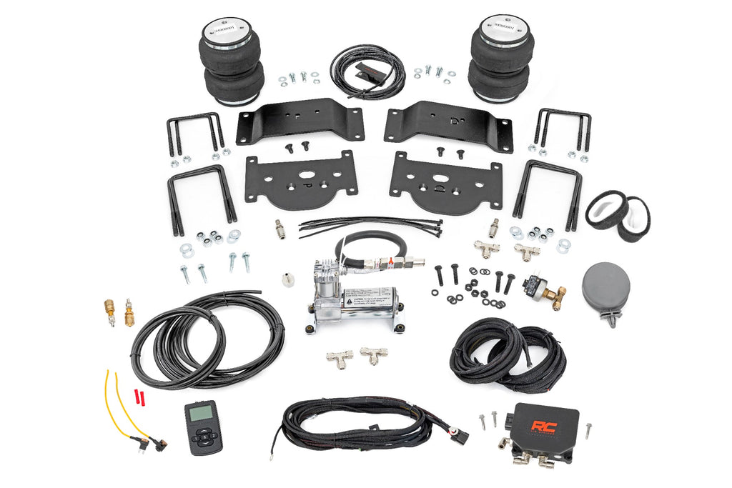 Air Spring Kit w/compressor | Wireless Controller | 0-6" Lifts | Toyota Tundra (07-21) by Rough Country