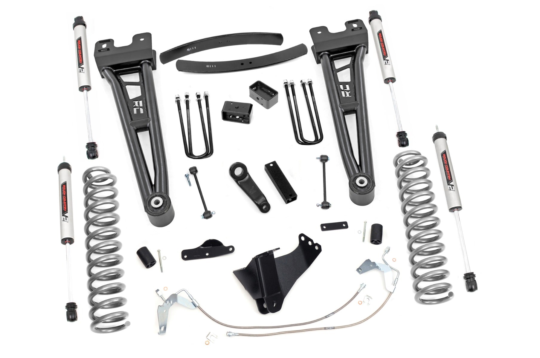 6 Inch Lift Kit | Gas | Radius Arm | V2 | Ford F-250/F-350 Super Duty (08-10) by Rough Country