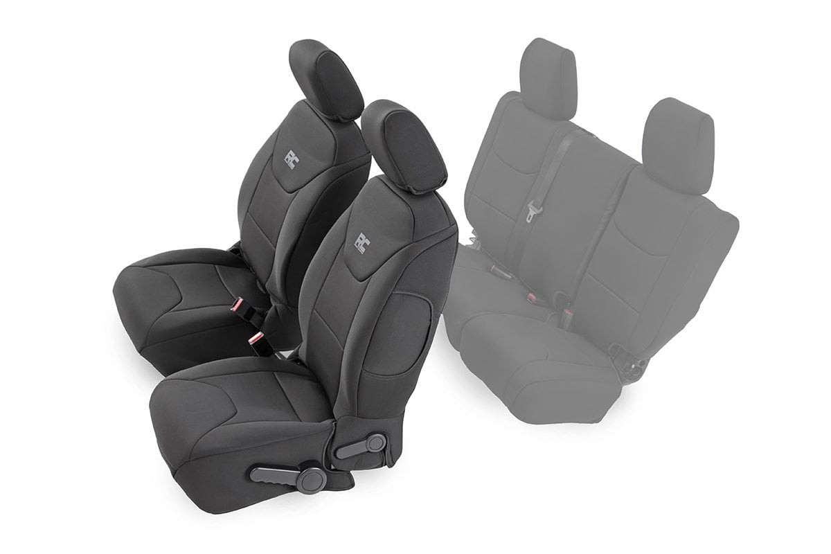 Seat Covers | Front | Jeep Wrangler Unlimited 4WD (2013-2018) by Rough Country