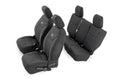 Seat Covers | Front and Rear | Jeep Wrangler Unlimited 2WD/4WD (2008-2010) by Rough Country