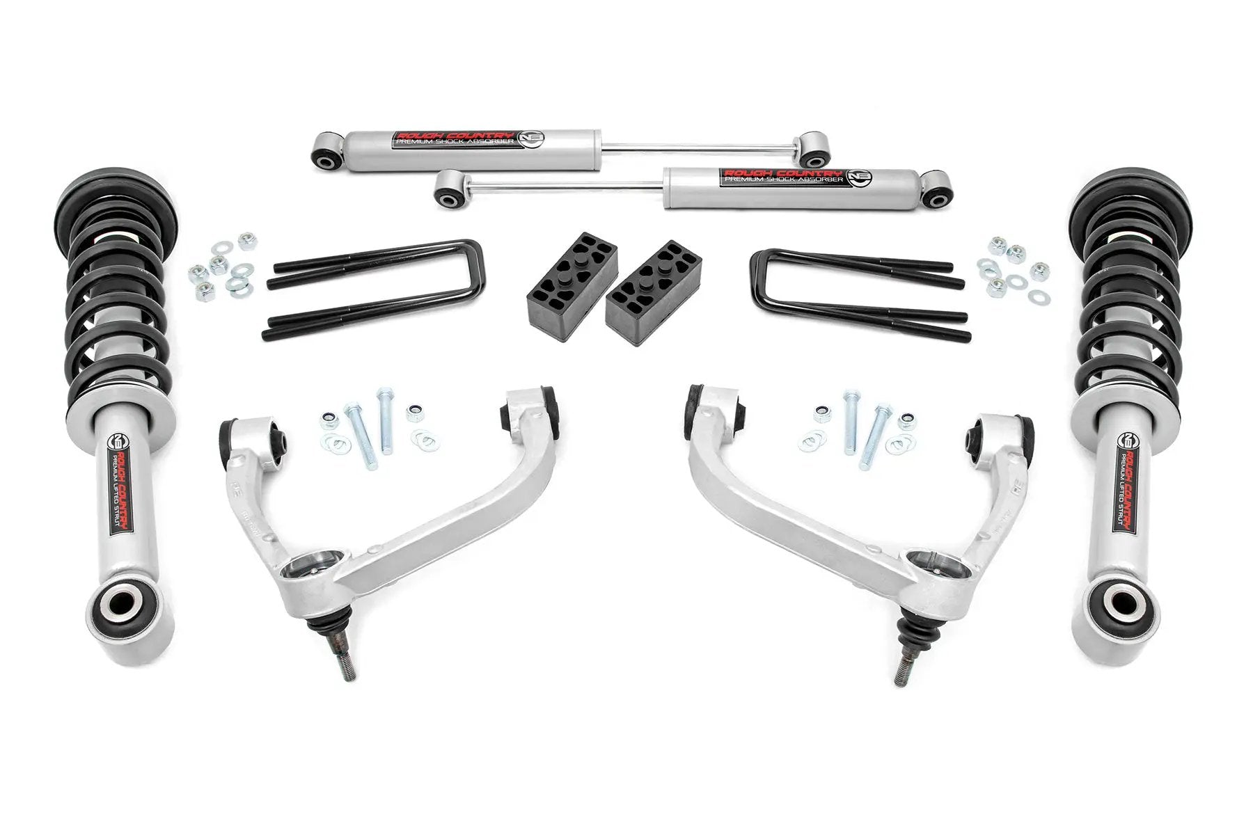 3 Inch Lift Kit | N3 Struts | Ford F-150 4WD (2009-2013) by Rough Country