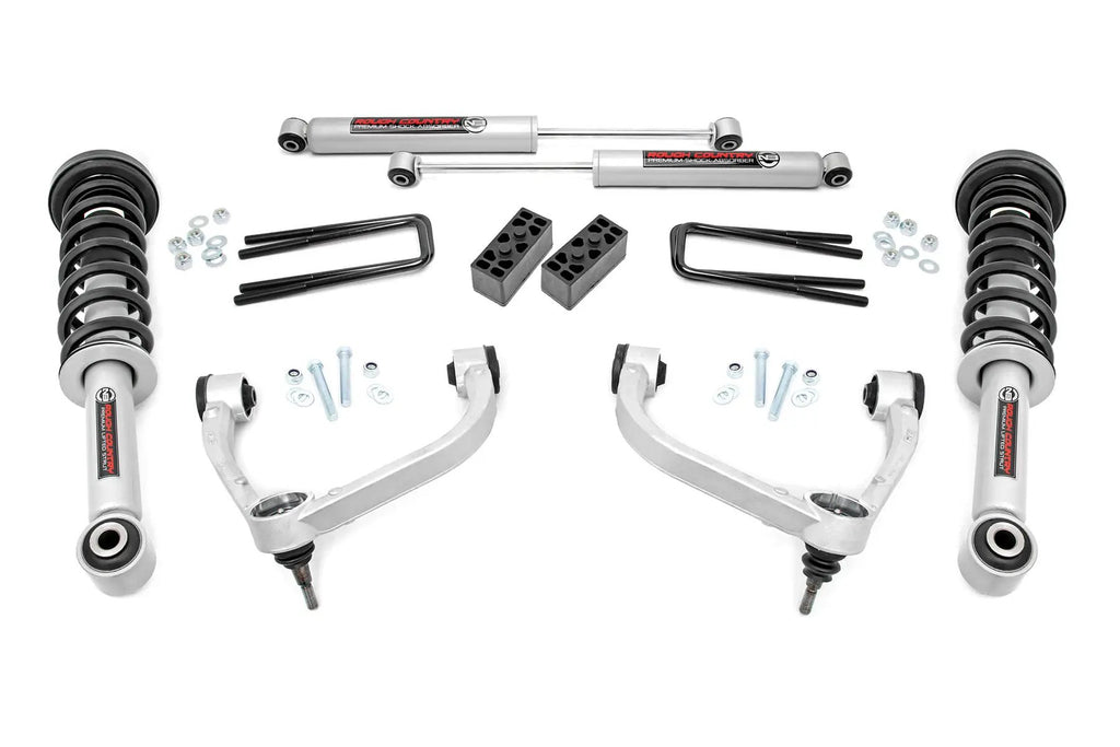 3 Inch Lift Kit | N3 Struts | Ford F-150 4WD (2009-2013) by Rough Country