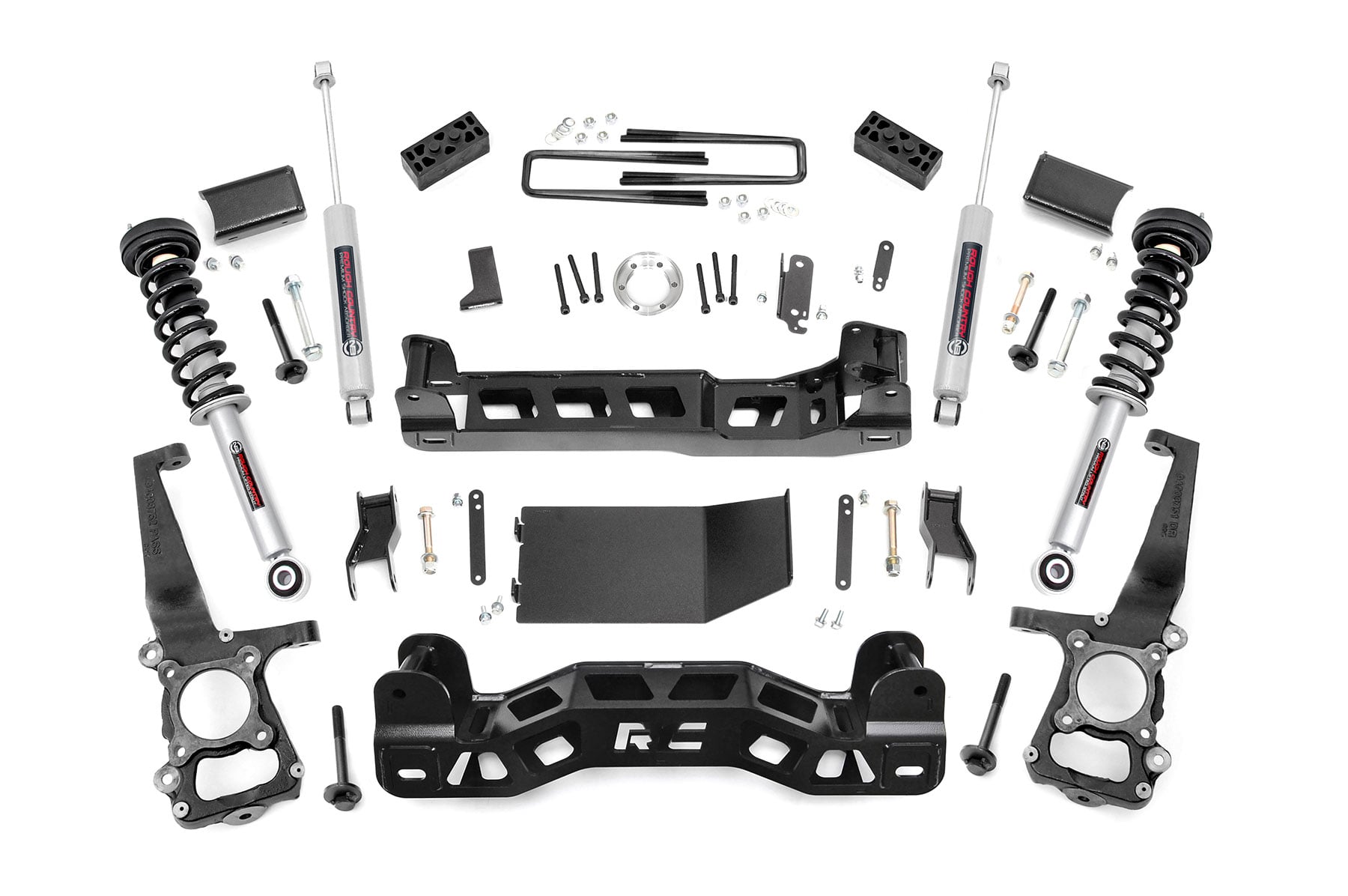 4 Inch Lift Kit | N3 Struts | Ford F-150 4WD (2014) by Rough Country