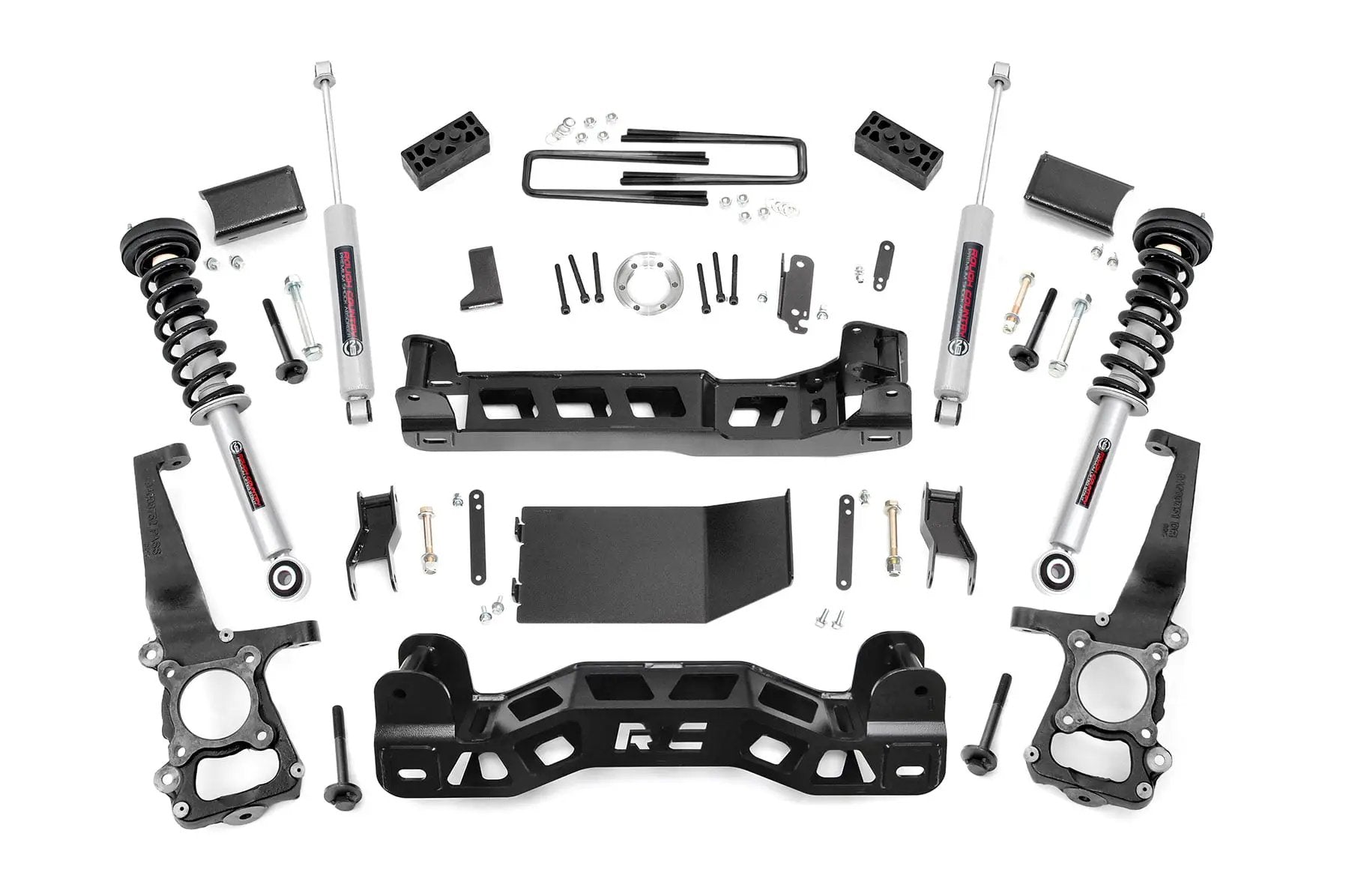 4 Inch Lift Kit | N3 Struts | Ford F-150 4WD (2009-2010) by Rough Country