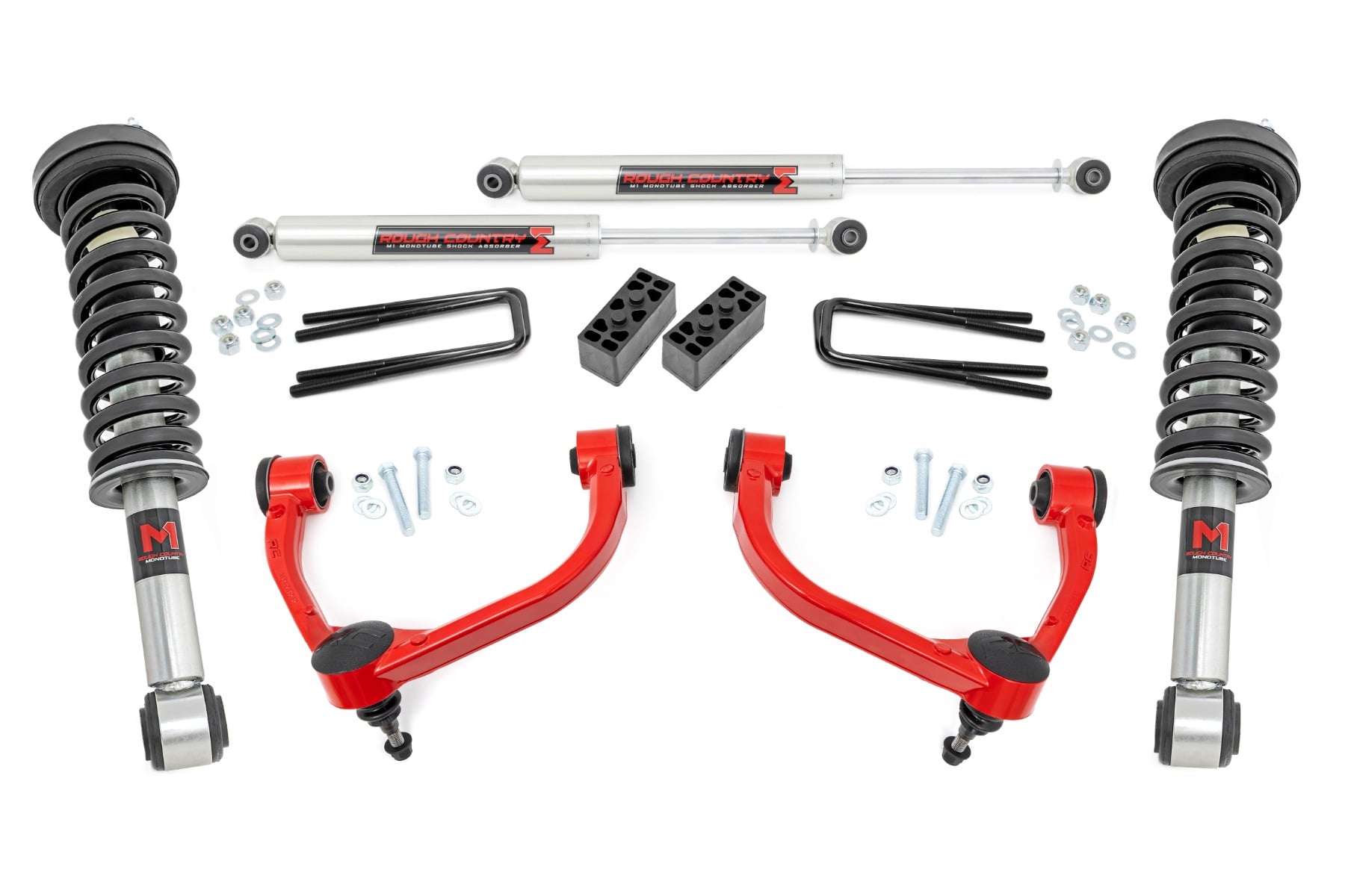 3 Inch Lift Kit | M1 Struts | Ford F-150 4WD (2009-2013) by Rough Country