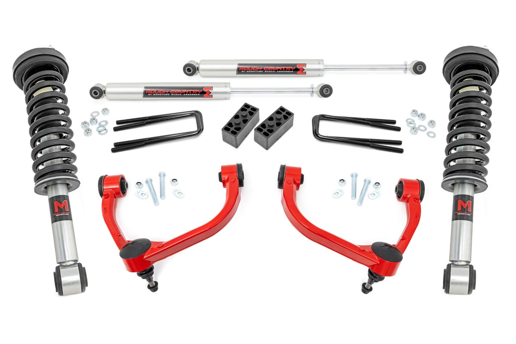 3 Inch Lift Kit | M1 Struts | Ford F-150 4WD (2009-2013) by Rough Country