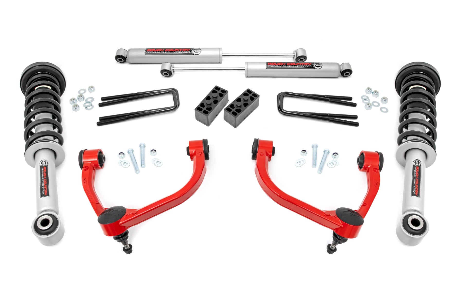 3 Inch Lift Kit | N3 Struts | Ford F-150 4WD (2009-2013) by Rough Country