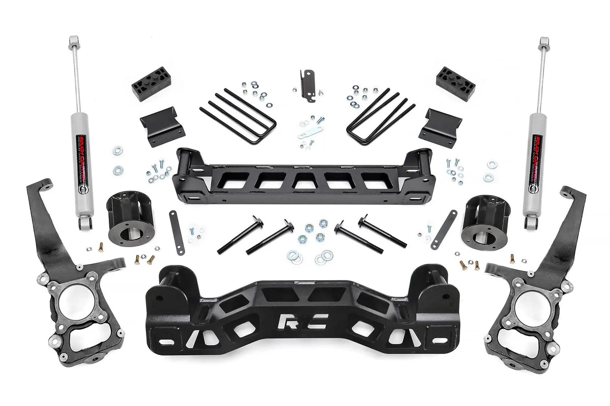 4 Inch Lift Kit | Ford F-150 2WD (2011-2014) by Rough Country
