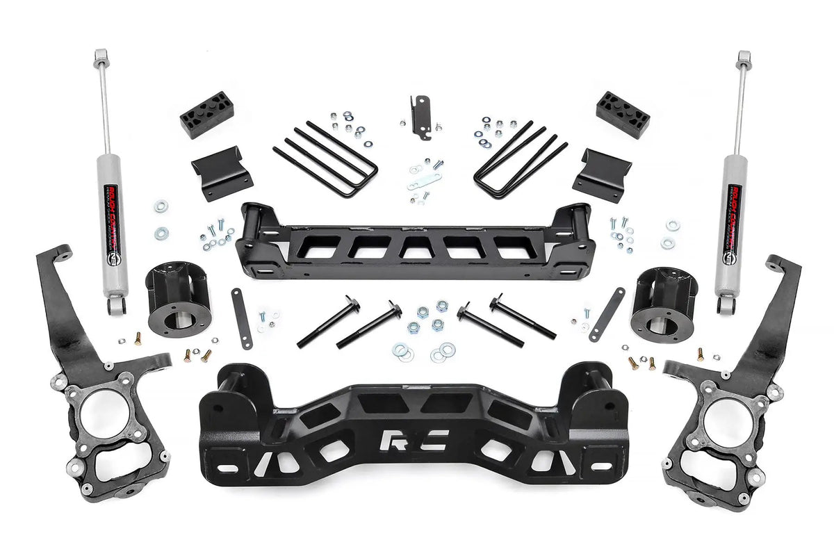4 Inch Lift Kit | Ford F-150 2WD (2011-2014) by Rough Country