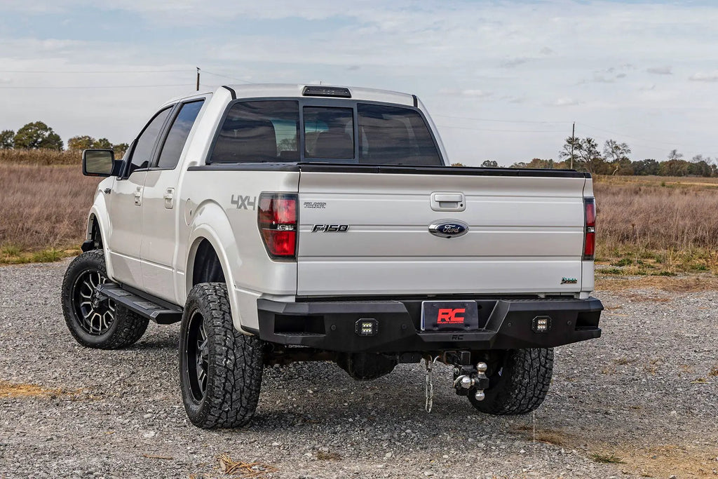 HD2 Aluminum Running Boards | Super Crew Cab | Ford F-150 2WD/4WD (2009-2014) by Rough Country