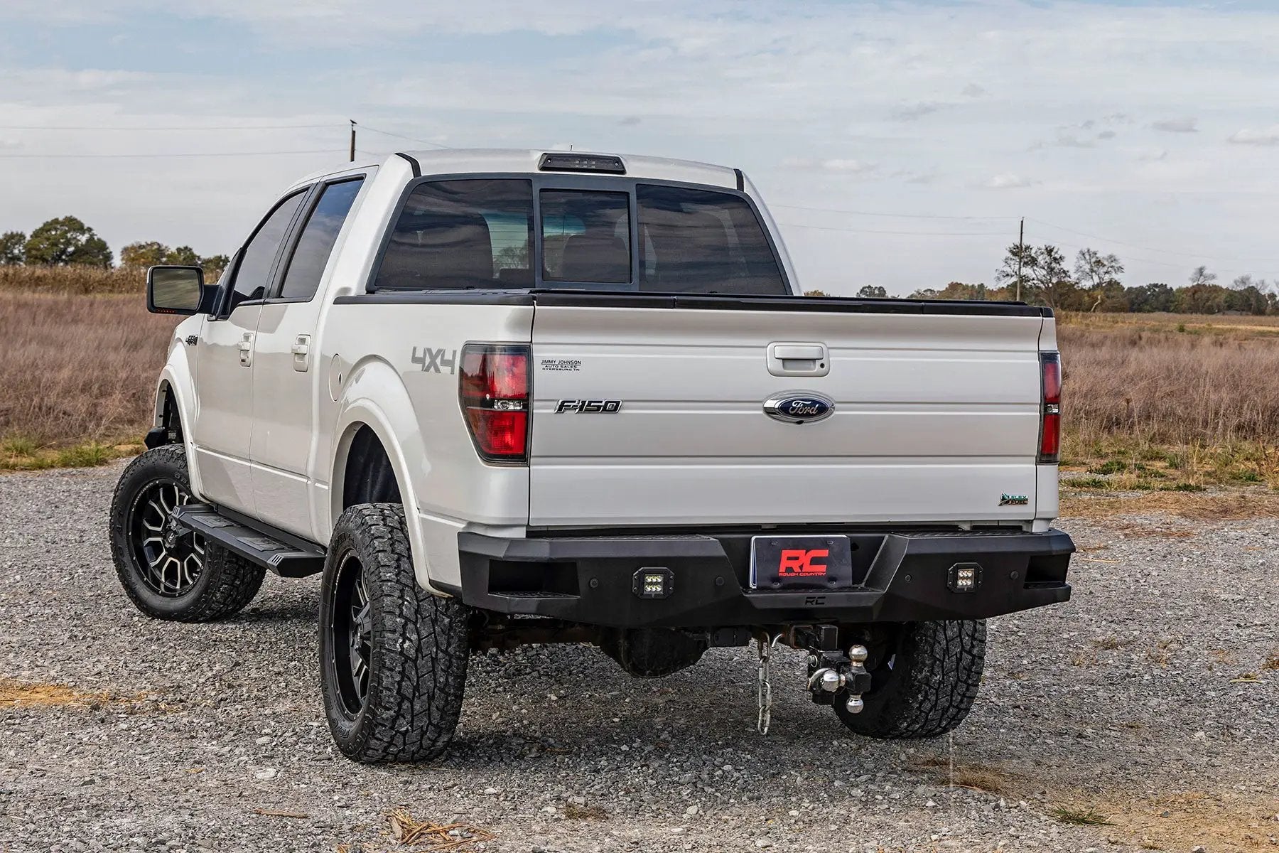 HD2 Aluminum Running Boards | Super Crew Cab | Ford F-150 2WD/4WD (2009-2014) by Rough Country