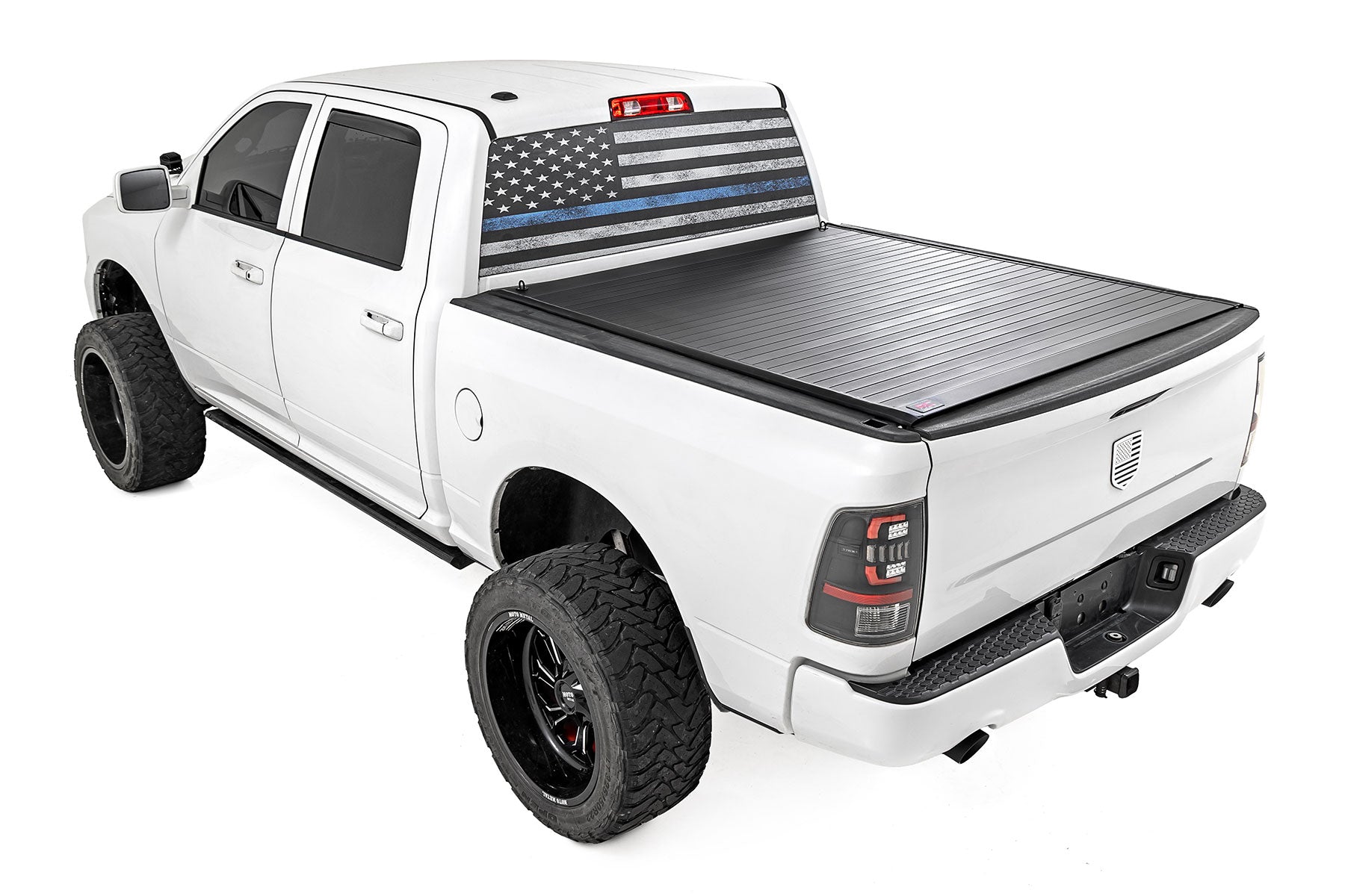 Hard Roll Up Bed Cover | 5'7" Bed | Ram 1500 (09-18)/2500 (09-26) by Rough Country