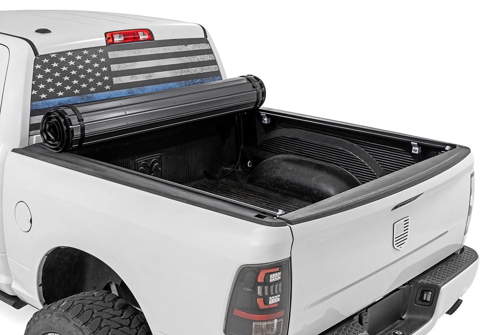 Hard Roll Up Bed Cover | 5'7" Bed | Ram 1500 (09-18)/2500 (09-26) by Rough Country