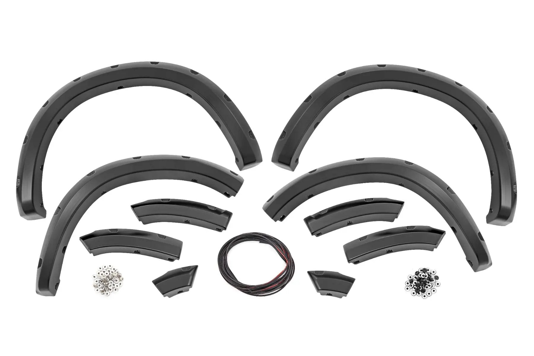 Pocket Fender Flares | PX8 Black Crystal | Ram 1500 2WD/4WD (2009-2018 & Classic) by Rough Country