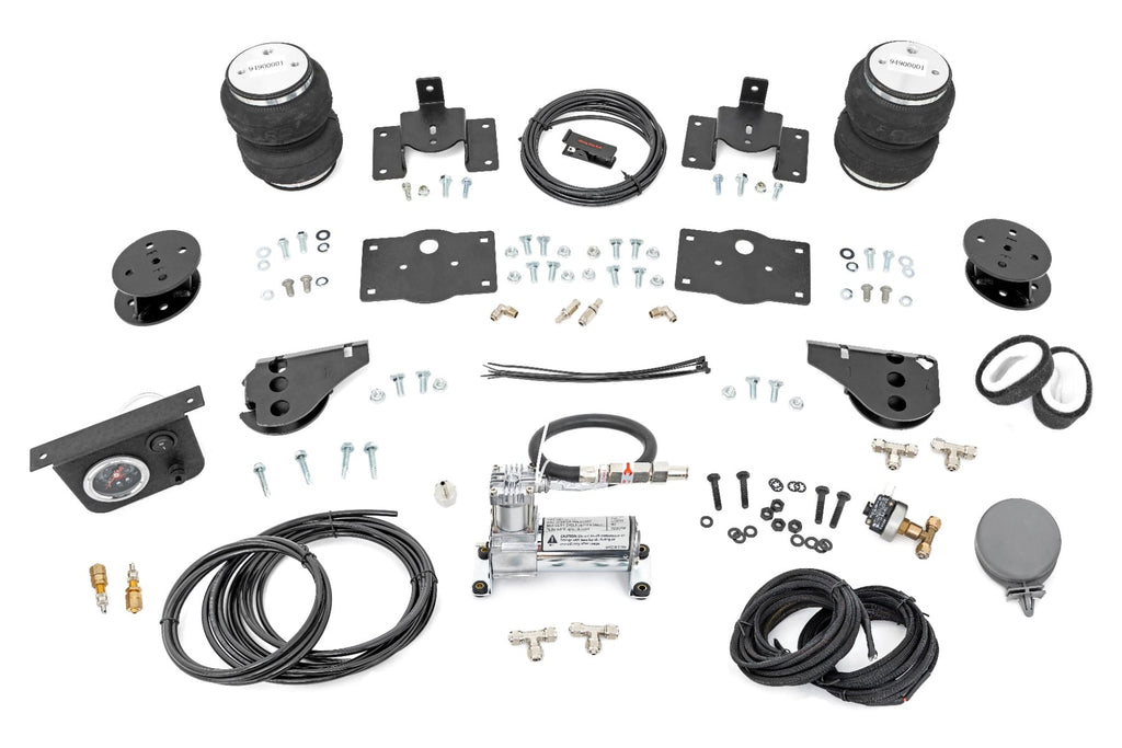 Air Spring Kit w/compressor | 4 Inch Lift Kit | Ram 1500 2WD/4WD (2009-2018 & Classic) by Rough Country
