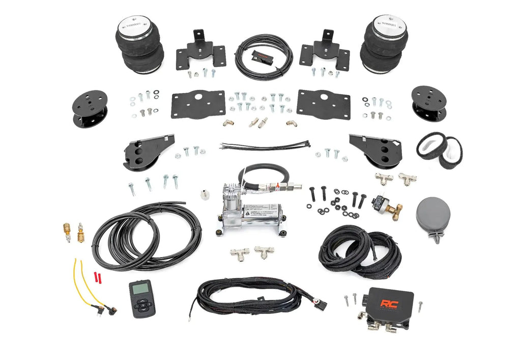 Air Spring Kit w/compressor | Wireless Controller | 4 Inch Lift Kit | Ram 1500 (10-18 & Classic) by Rough Country