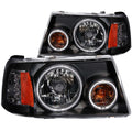 Crystal Headlight Set w/Halo by ANZO USA