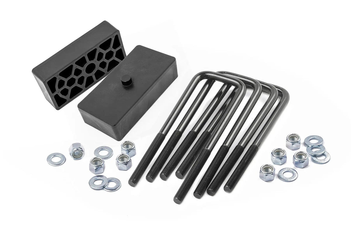 1.5 Inch Block & U-Bolt Kit | Chevy Silverado 2500 HD 2WD/4WD (2001-2010) by Rough Country