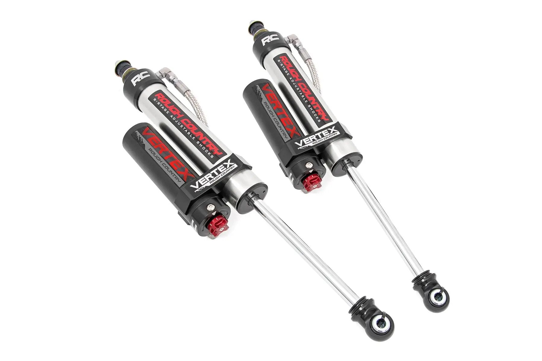 Vertex 2.0 Reservoir Rear Shocks | 3" | Toyota 4Runner 4WD (2010-2024) by Rough Country