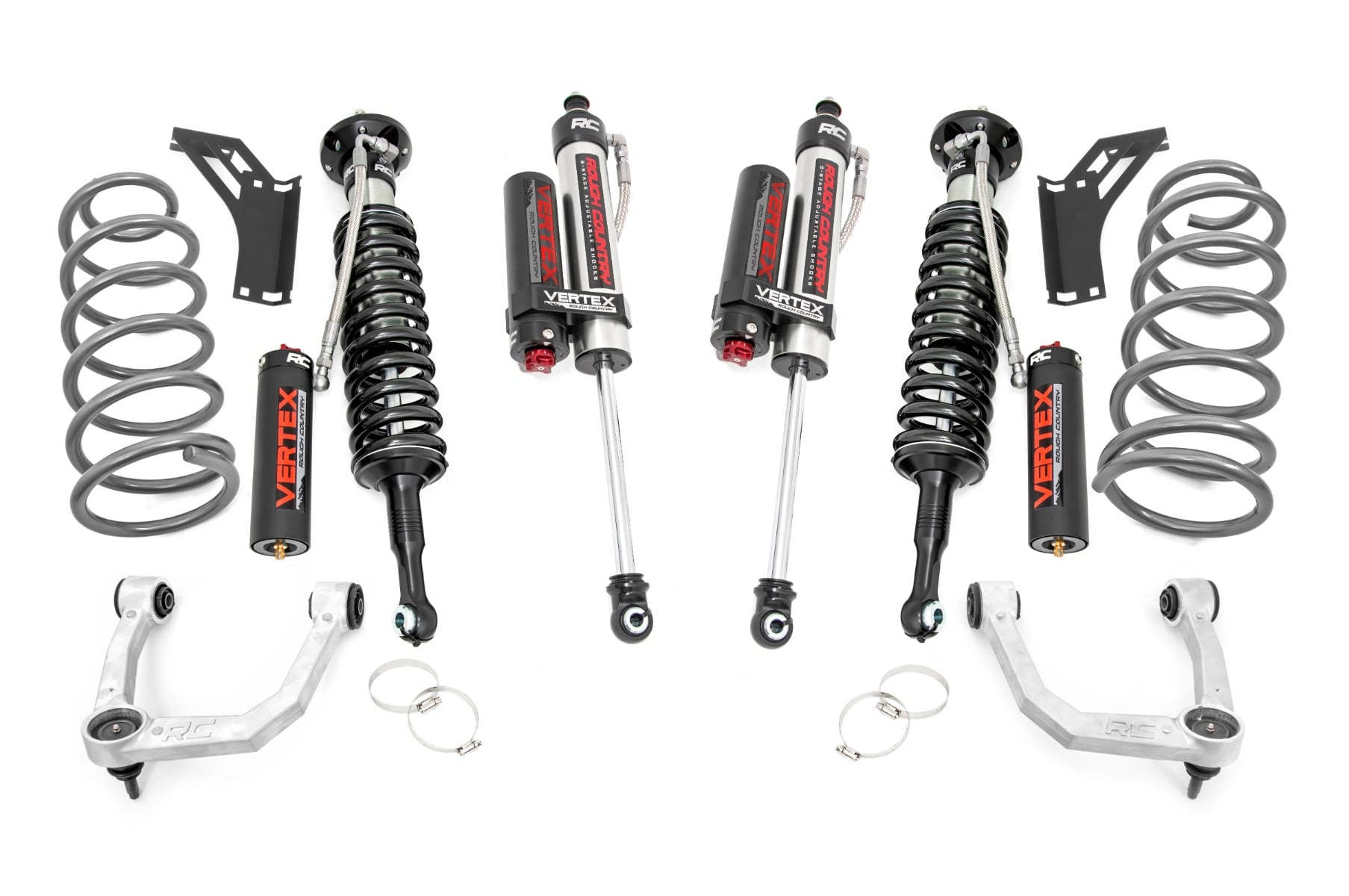 3 Inch Lift Kit | Upper Control Arms | RR Coils | Vertex | Toyota 4Runner (10-24) by Rough Country