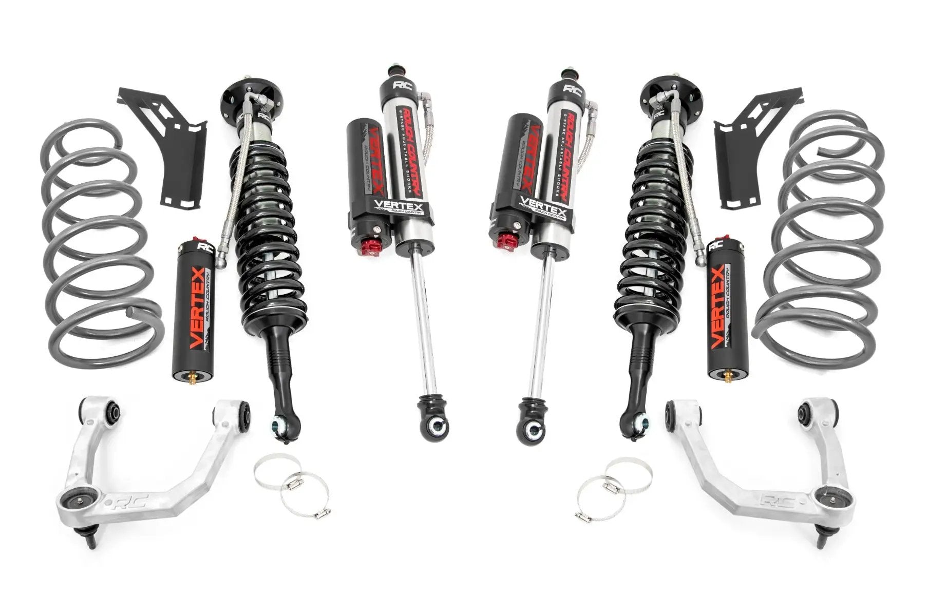 3 Inch Lift Kit | Upper Control Arms | RR Coils | Vertex | Toyota 4Runner (10-24) by Rough Country
