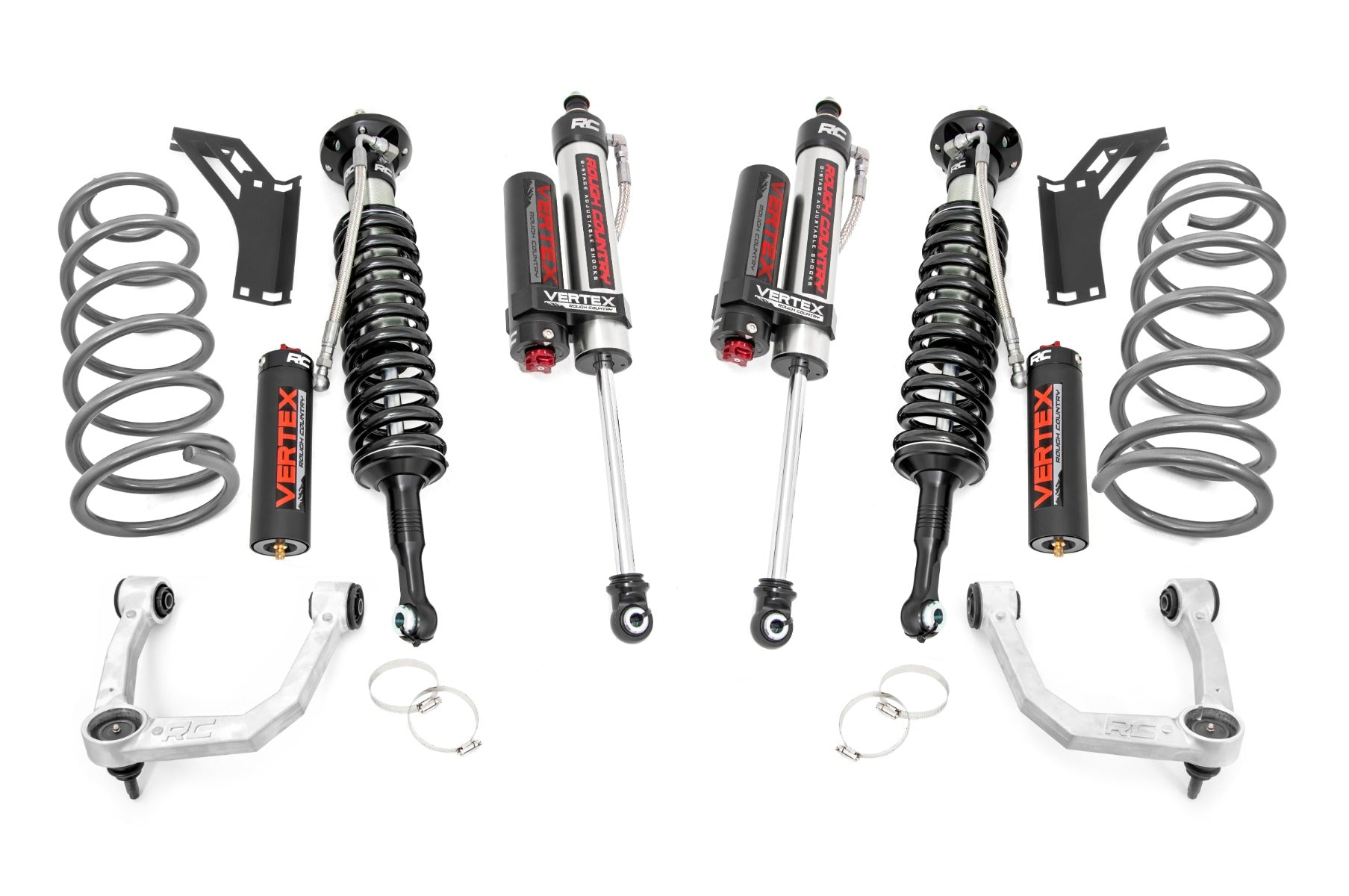3 Inch Lift Kit | Upper Control Arms | RR Coils | Vertex | Toyota 4Runner (10-24) by Rough Country
