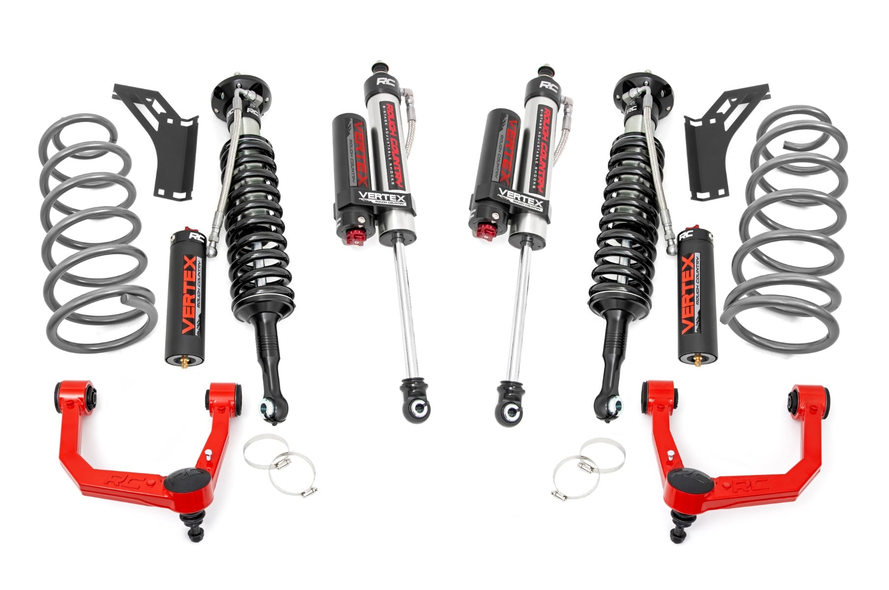 3 Inch Lift Kit | Upper Control Arms | RR Coils | Vertex | Toyota 4Runner (10-24) by Rough Country