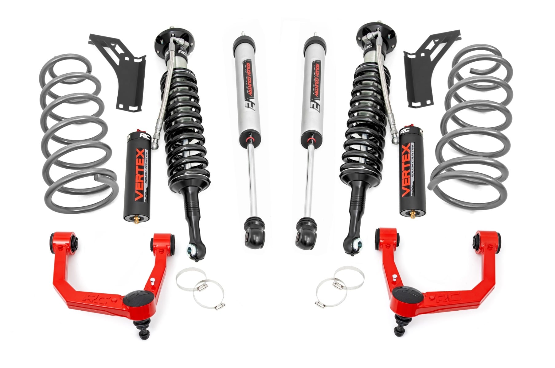 3 Inch Lift Kit | Upper Control Arms | RR Coils | Vertex/V2 Struts | Toyota 4Runner (10-24) by Rough Country