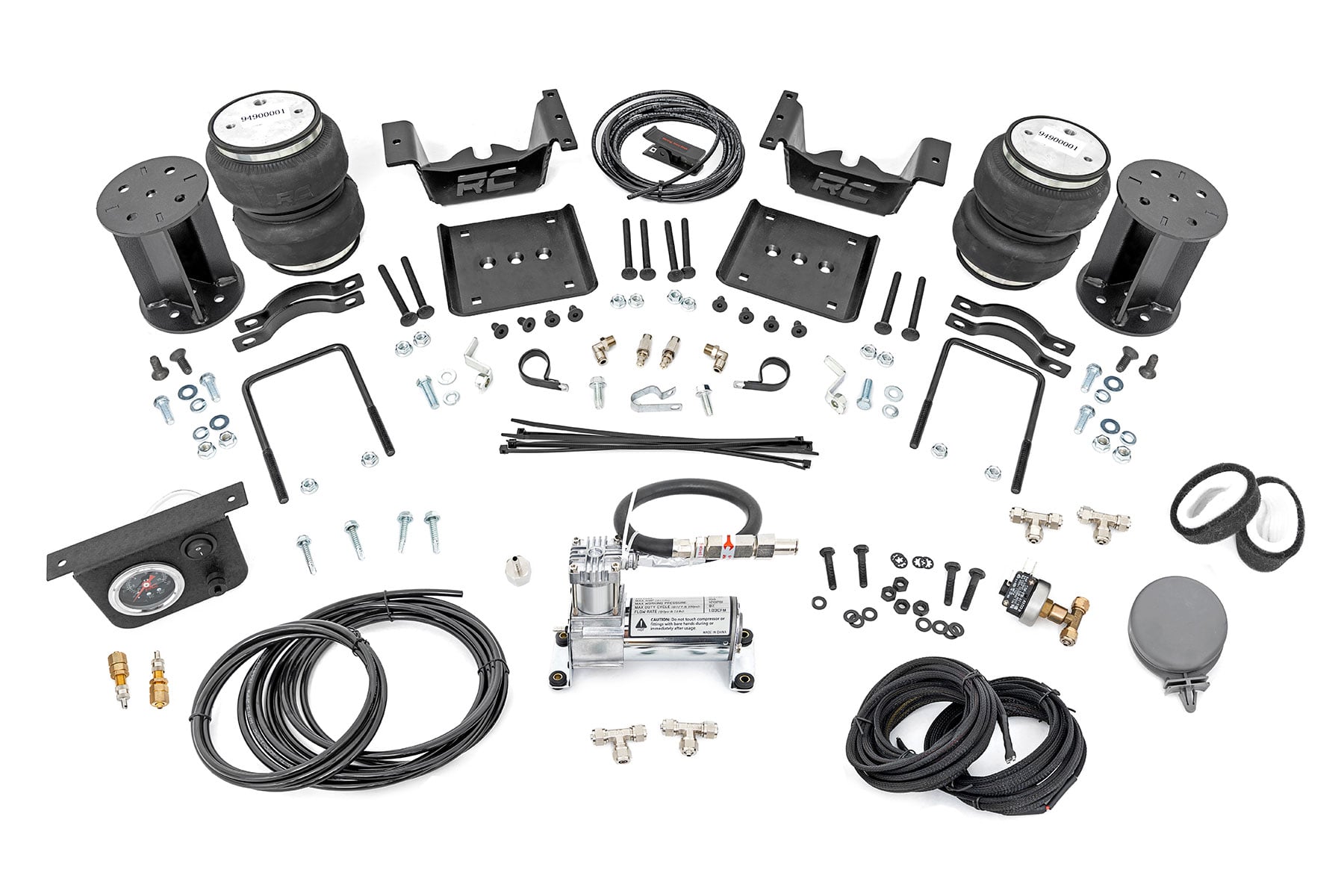 Air Spring Kit w/compressor | 6-7.5 Inch Lift Kit | Chevy/GMC 1500 (07-18 & Classic) by Rough Country