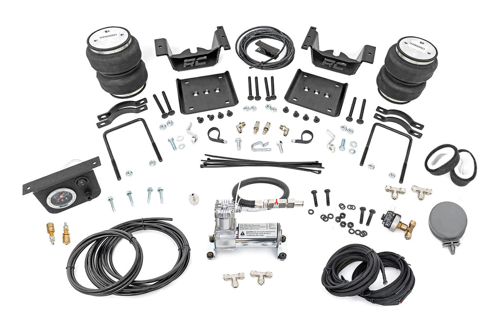 Air Spring Kit w/compressor | Chevy/GMC 1500 (07-18 & Classic) by Rough Country