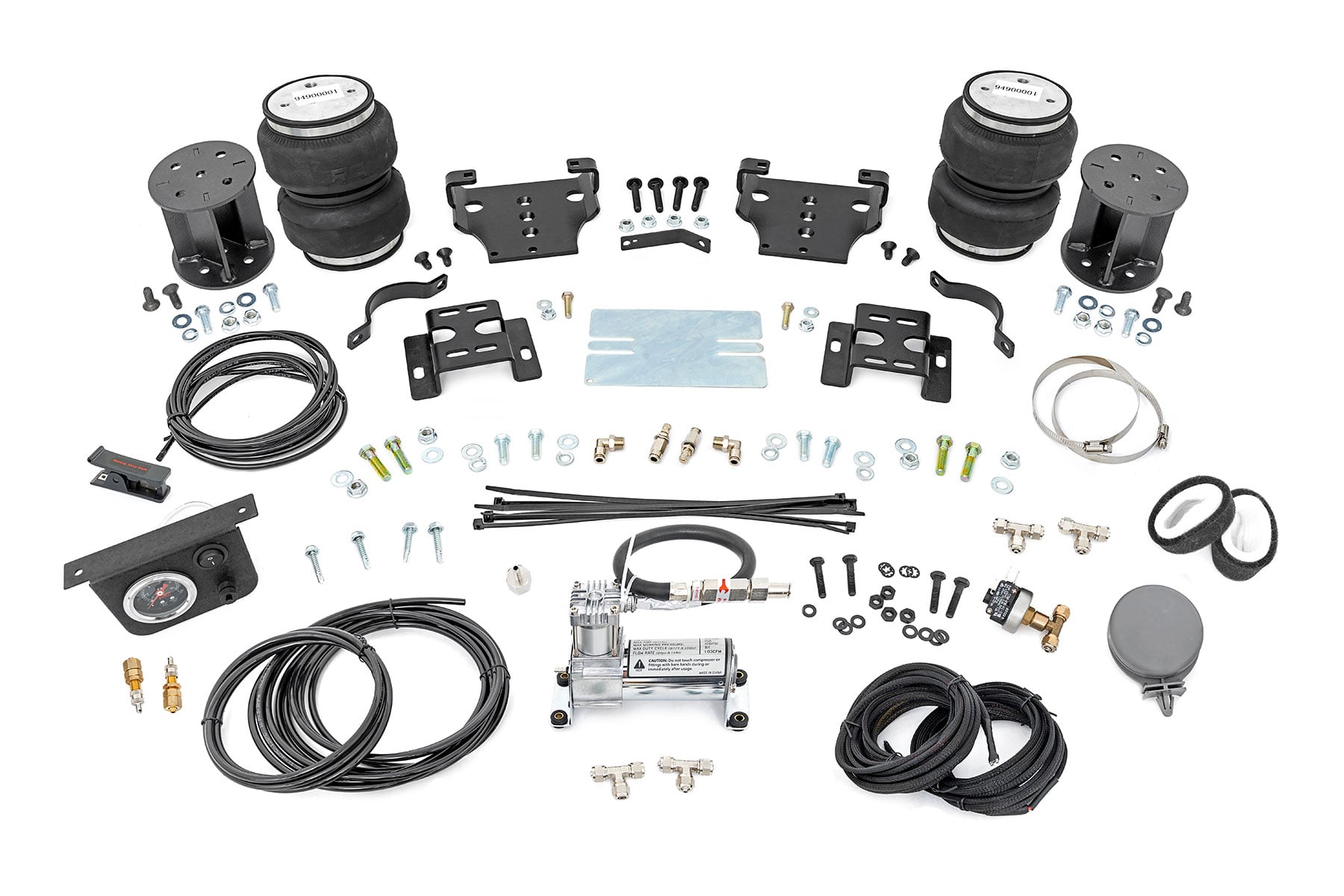 Air Spring Kit w/compressor | 6 Inch Lift Kit | Chevy/GMC 2500HD (01-10) by Rough Country