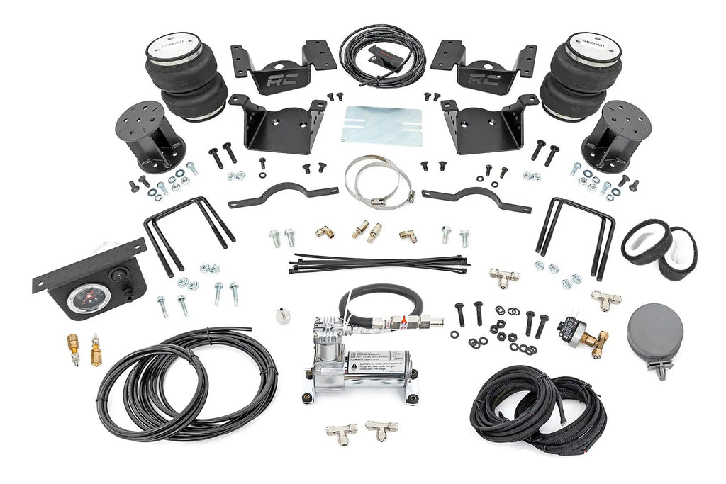 Air Spring Kit w/compressor | 7.5 Inch Lift Kit | Chevy/GMC 2500HD/3500HD (11-19) by Rough Country