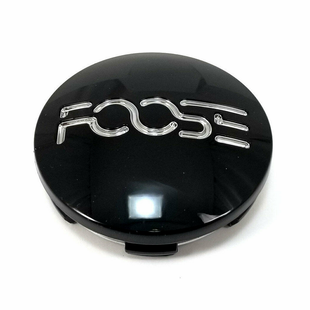 FOOSE GLOSS BLACK 2.47" SNAP IN CAP by Foose
