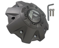 FUEL GUNMETAL COVERED CAP 5/6 LUG by Fuel Off-Road