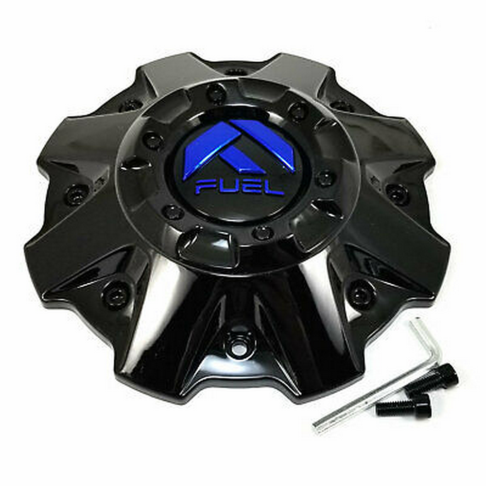 FUEL GL-BLK BLUE LOGO CAP (FLAT) by Fuel Off-Road