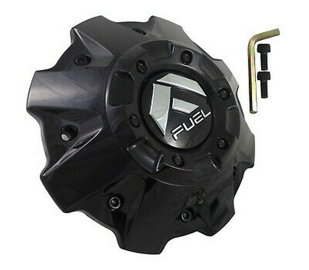 FUEL GLOSS BLACK CAP (FLAT) BLACK BOLTS by Fuel Off-Road