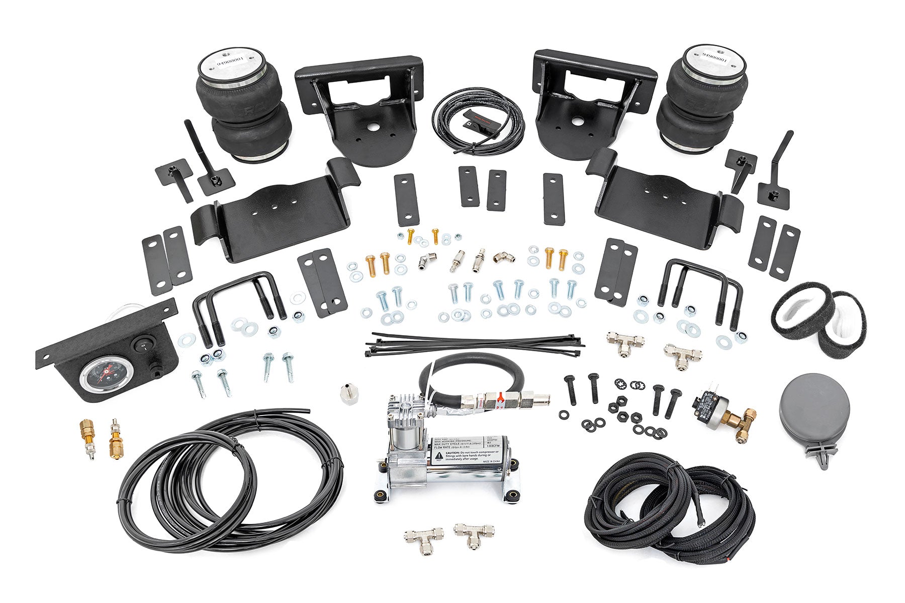 Air Spring Kit w/compressor | 0-6" Lifts | Ford F-150 4WD (2015-2020) by Rough Country