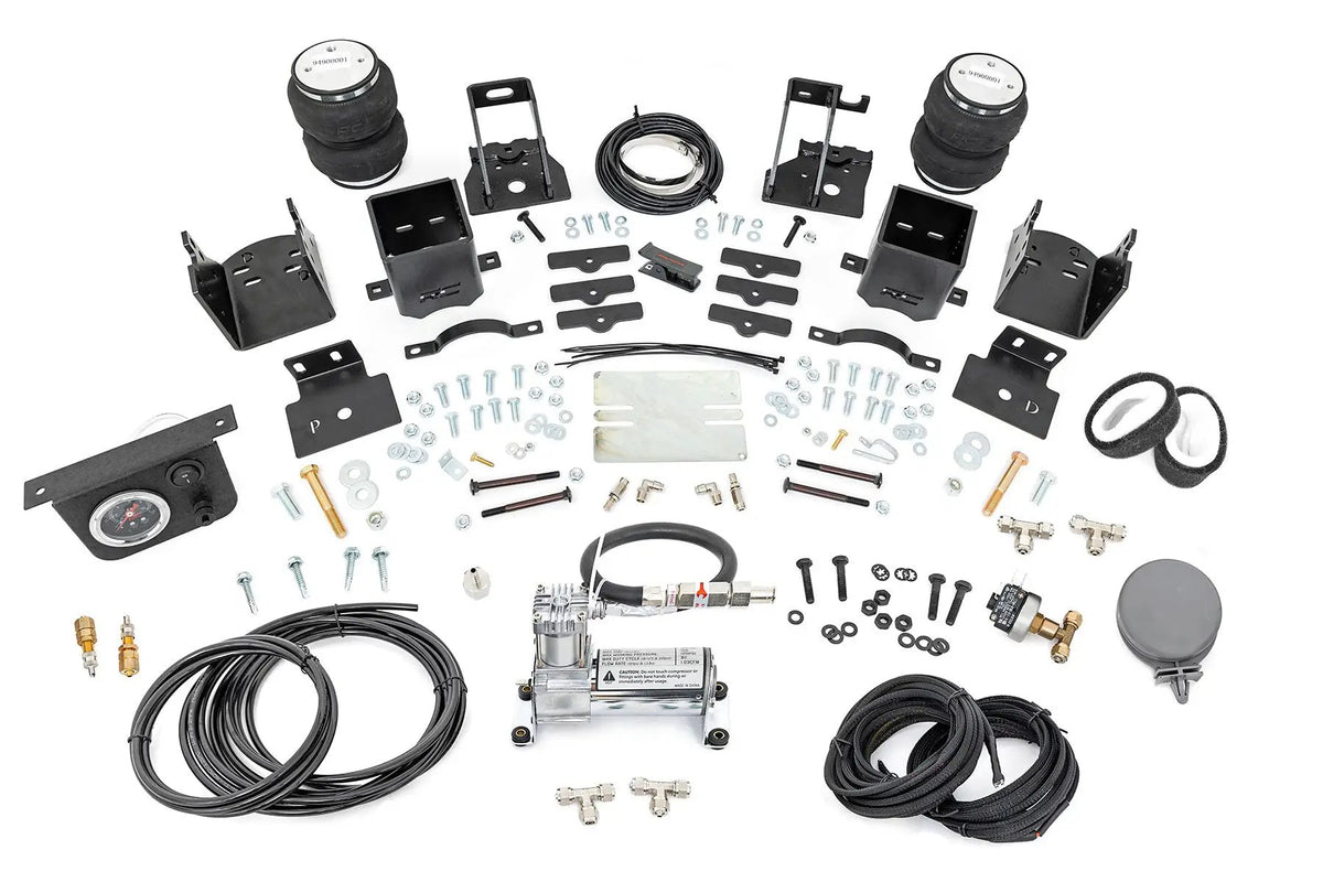 Air Spring Kit w/compressor | Ford F-250/F-350 Super Duty 4WD (2005-2016) by Rough Country
