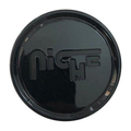 NICHE 2.70"FLAT CAP-GL-BLK W/ MATTE LOGO by NICHE