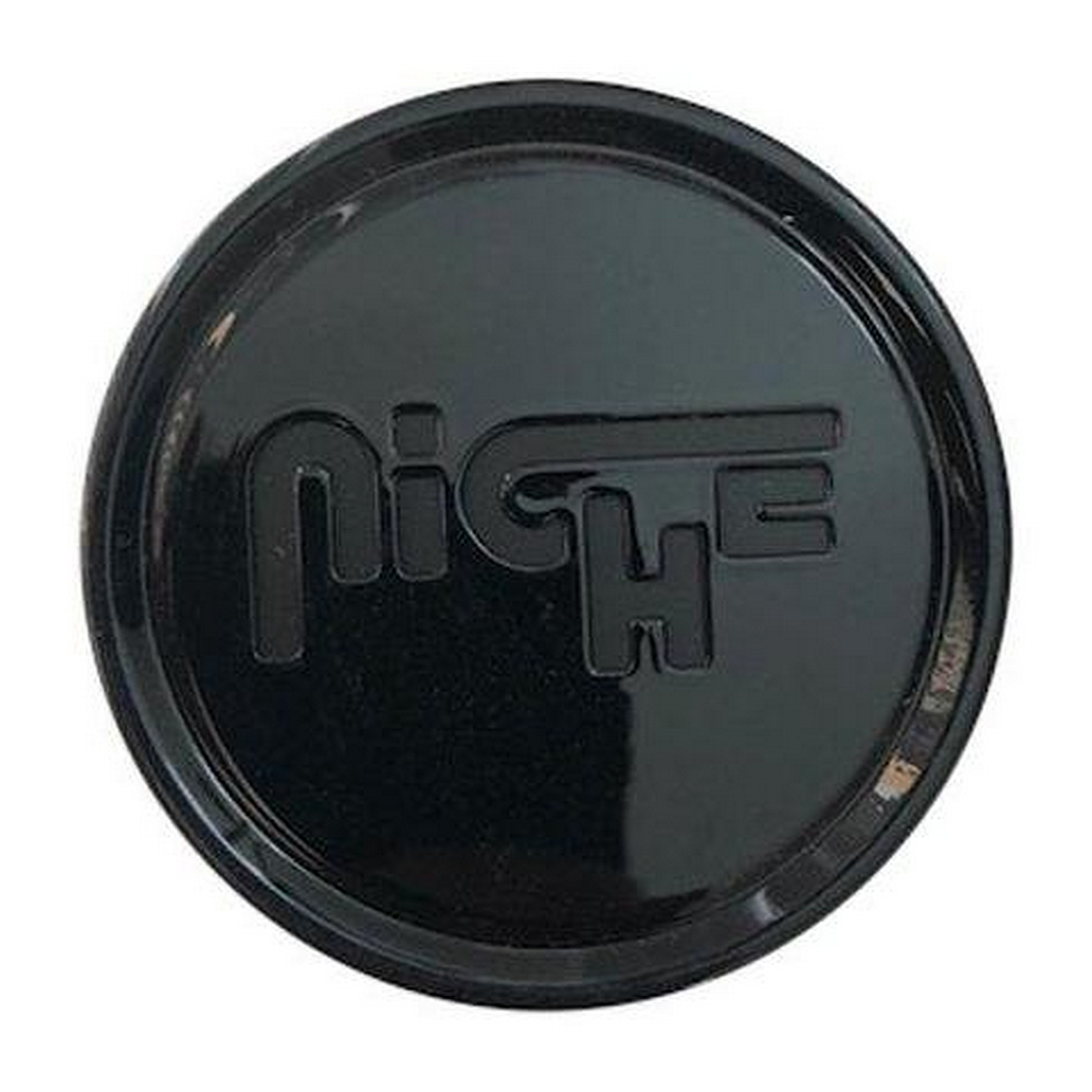 NICHE 2.70"FLAT CAP-GL-BLK W/ MATTE LOGO by NICHE