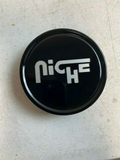 NICHE 2.95" FLAT CAP-GL-BLK SILVER LOGO by NICHE